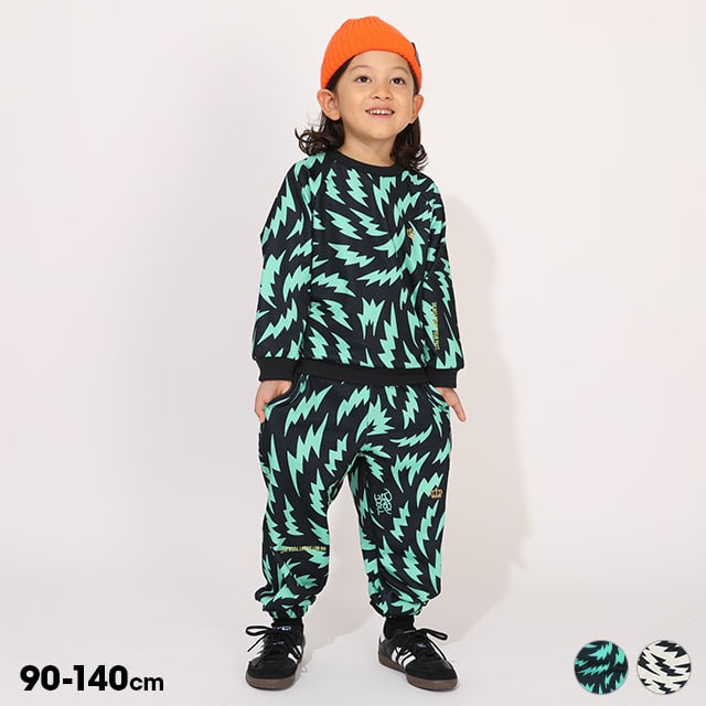 11/14NEW ボルト総柄セットアップ 1299K