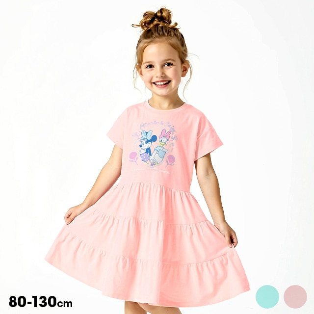 2/20NEW ディズニー ティアードワンピース 1343K