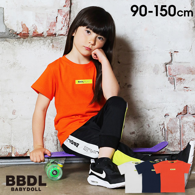 【OUTLET】50％OFF SALE BBDL 親子お揃い ボックスロゴTシャツ 3957K