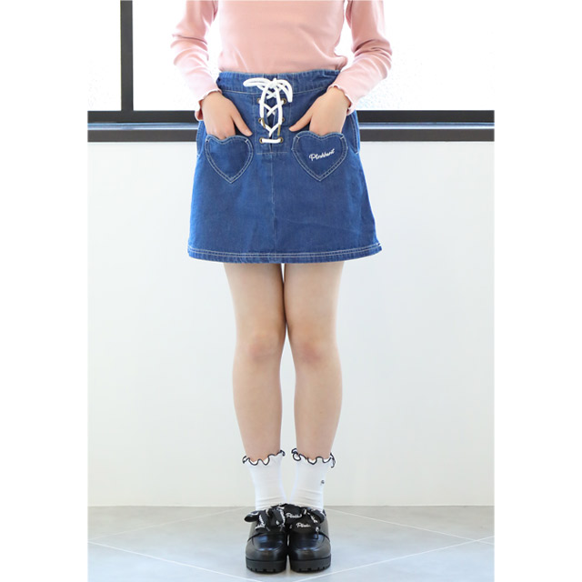 630円 定価 Pinkhunt デニム ミニ スカート レディース M