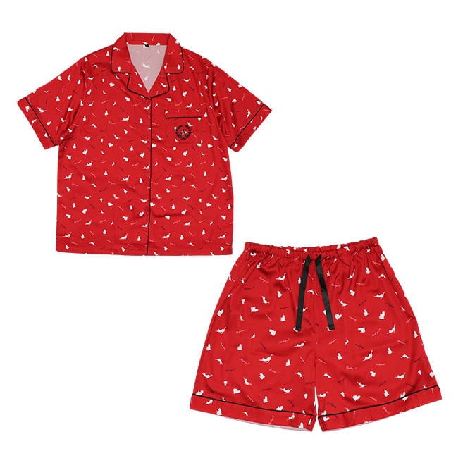 WEB限定】ハイキュー!!サテンパジャマ 5932K(M ネイビー