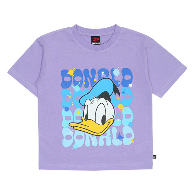人気SALEセールドナルド Duck World Tシャツ キッズ 140 ディズニー パロディ トップス
