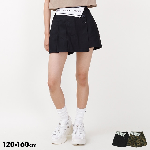 4/21NEW PINKHUNT 折り返しウエストスカパンショートパンツ 0629K