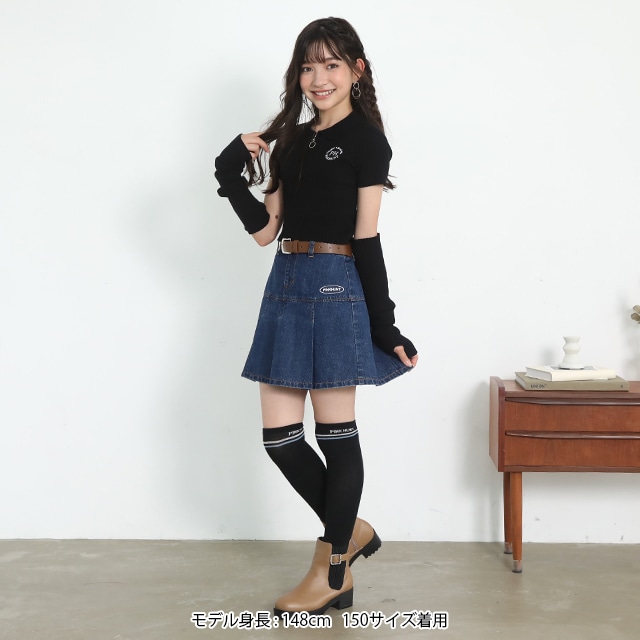 新品未使用 探偵ちゃん Luna ベルト付きチェックプリーツスカート 2色セット 即納商品】ベルト付きチェックプリーツスカート | LUNA