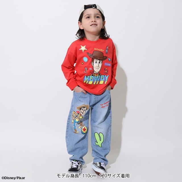 9/3NEW ディズニー トイ・ストーリー デニムロングパンツ 0829K