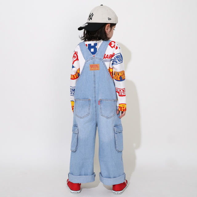 サロペ リメイク ボトム Reurie' オールインワン オリジナルタックサロペットパンツ