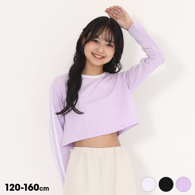 8/12NEW 【ネコポス】対応可 PINKHUNT 2ラインショート丈ロンT 0871K