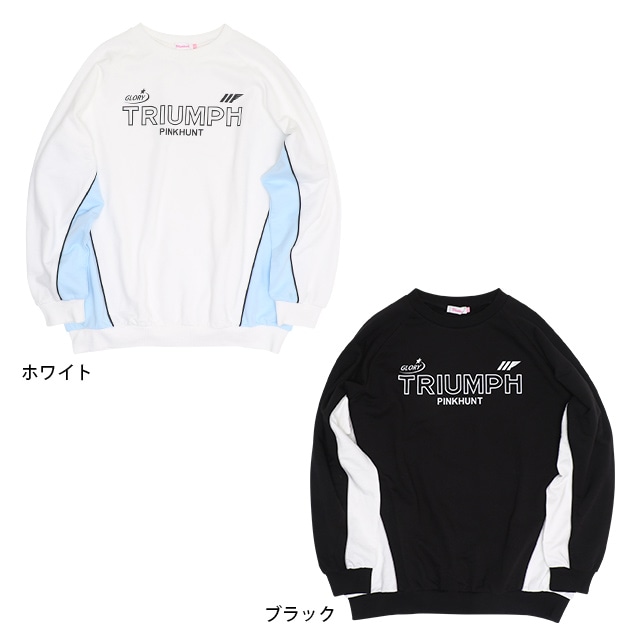 8/8NEW PINKHUNT ゆったりシルエットゲームトレーナー 0880K