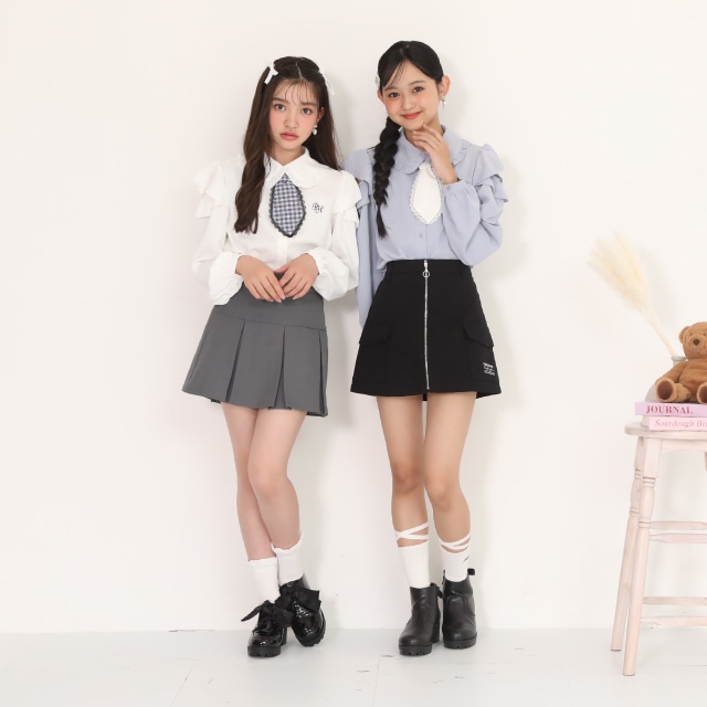 8/18NEW 【ネコポス】一部対応可 PINKHUNT ネクタイ付き肩あき