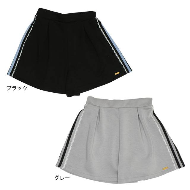8/12NEW PINKHUNT レースラインキュロットショートパンツ 0892K