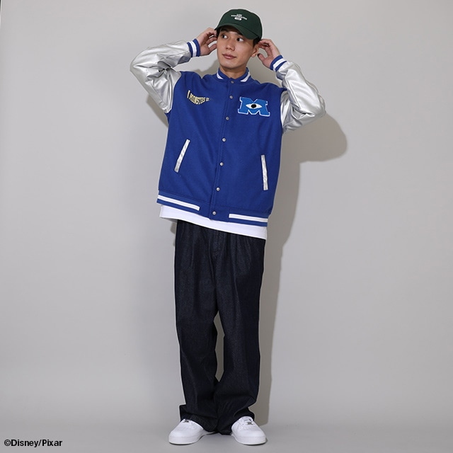 希少 SSDD Fuctスタジャン ネイビー/ベージュ Sサイズ ファラオ 希少 SSDD Fuctスタジャン ネイビー/ベージュ Sサイズ ファラオ