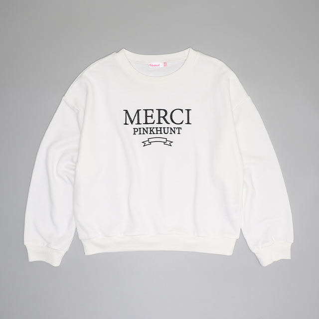 イヌノハナ ふわふわトレーナー L ホワイト 防寒 nofl】強撚七分袖プルオーバー 644102810 | ナチュラル服通販