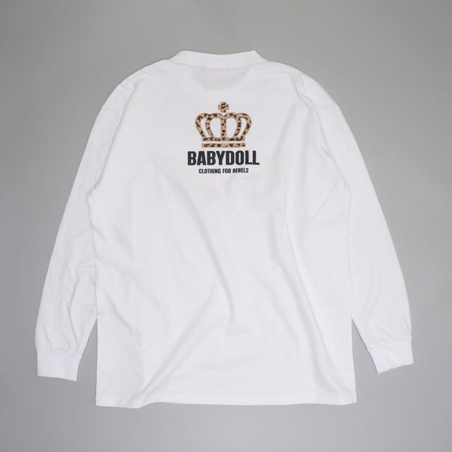 9/18NEW 親子お揃い BIGヒョウ柄ロゴタイプロンT 1055A(S