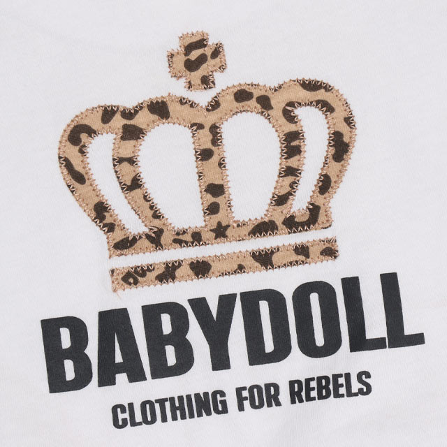 おそろいセット⑦ 9/18NEW 親子お揃い BIGヒョウ柄ロゴタイプロンT 1055A(S