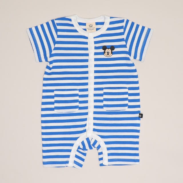 12/24NEW ディズニー おしりキャラクターロンパース 1208B(F(70-80