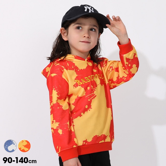10/7NEW アシッドロゴパーカー 1935K(90cm ネイビー): トップス| 子供